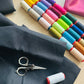 Hilo de coser 100 % poliéster – Bobina aprox. 200 m – Varios colores