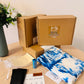 Creative Couture Box: My Infinity tie-wrap dress – Azure Blue Tie & Dye Edition / XS/7XL