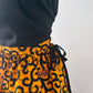 Pantalon Femme Ajustable / 100% coton / en Wax jaune