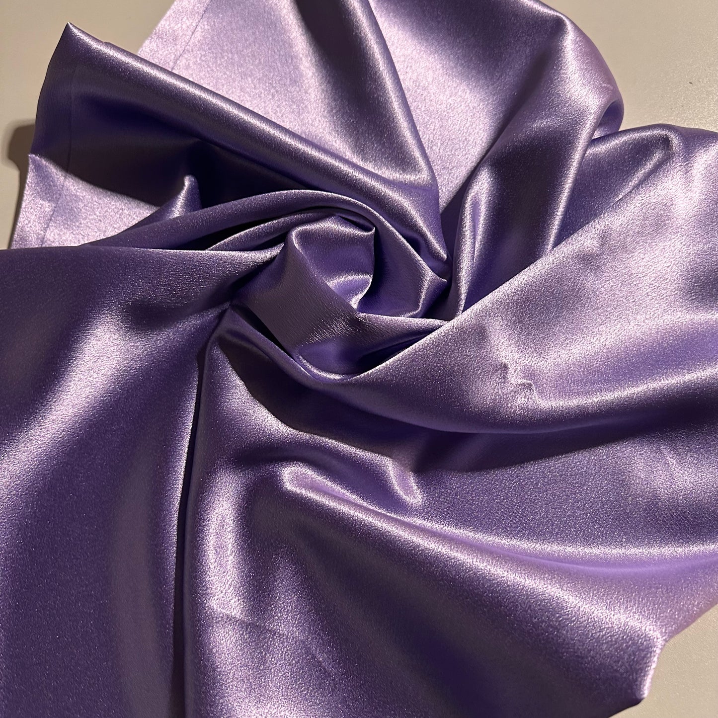 Premium Satin Fabric Lilac – Wide Width / Sewing Fabric for Garments