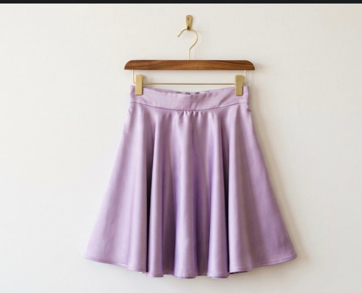 Premium Satin Fabric Lilac – Wide Width / Sewing Fabric for Garments
