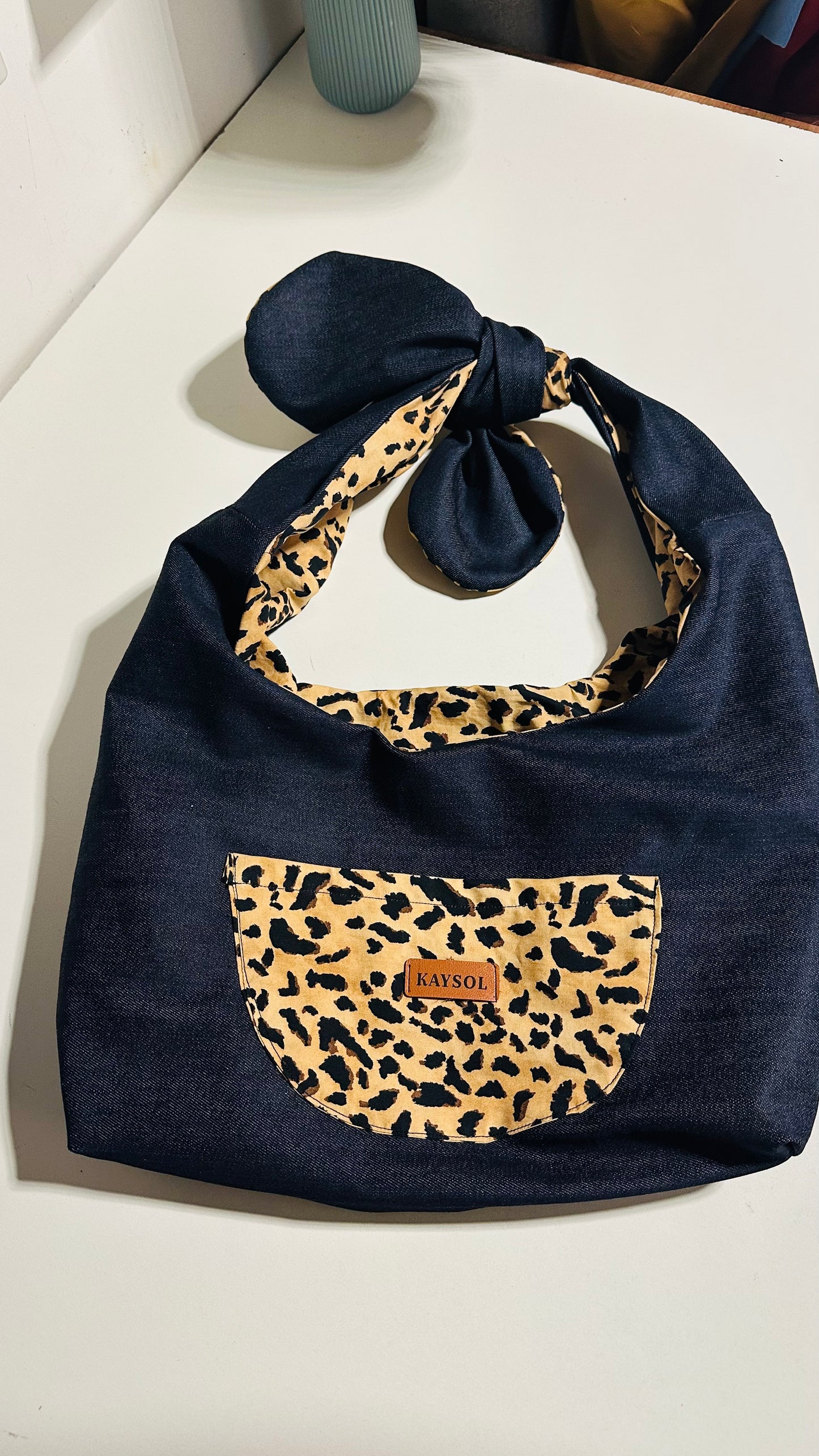 Box Couture – Sac Hobo Léopard | Kit couture complet débutant