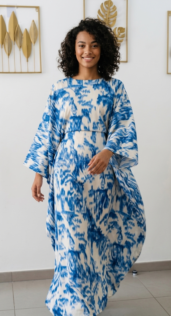 Robe Malia – Robe Longue Fluide Chic & Taille Universelle / Choix de Couleurs