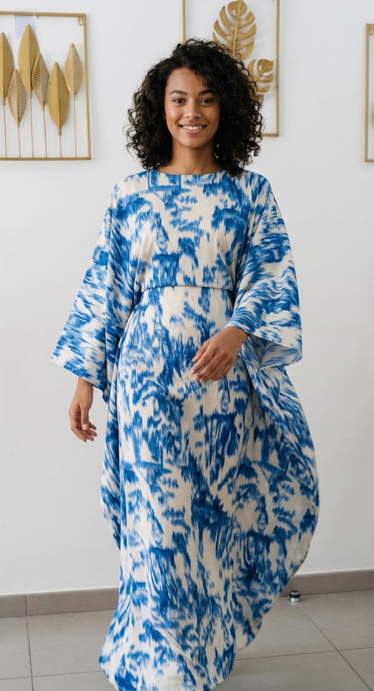 Robe Malia – Robe Longue Fluide Chic & Taille Universelle / Choix de Couleurs