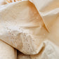 Tissu Broderie anglaise 100% coton / Beige / Laize 150cm / au Mètre / Coupon 3 mètres