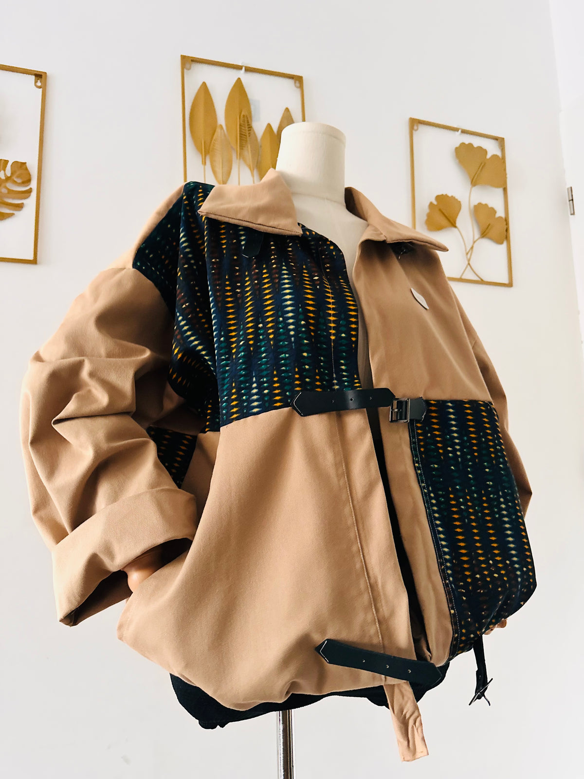 Veste Unisexe Oversize Beige Sable & Wax