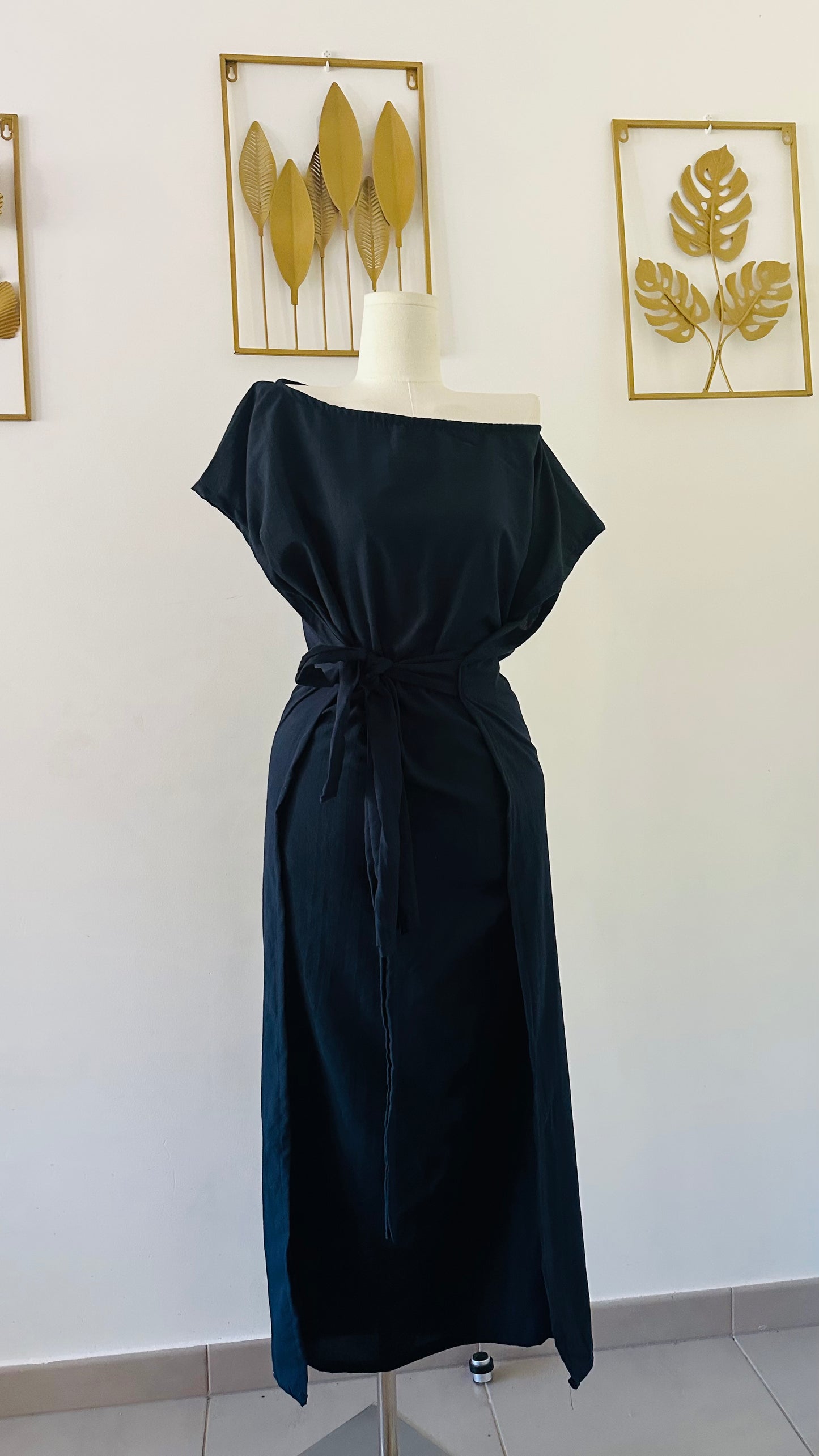 Robe convertible Laya / Bleu marine / robe ajustable / robe femme grande taille / robe Kaysol couture 