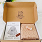 Women's Kimono Sewing Box – Sizes 34-56 Pattern + 100% Cotton Broderie Anglaise Fabric + Full Matching Notions Kit