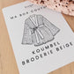 Women's Kimono Sewing Box – Sizes 34-56 Pattern + 100% Cotton Broderie Anglaise Fabric + Full Matching Notions Kit