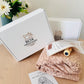Women's Kimono Sewing Box – Sizes 34-56 Pattern + 100% Cotton Broderie Anglaise Fabric + Full Matching Notions Kit