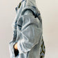 African jacket - denim and Wax jacket - Women