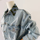 African jacket - denim and Wax jacket - Women
