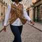 Box couture haut Sia – Patron 34/56 + tissu 100% Imprimé Leopard  + Mercerie assorti complet
