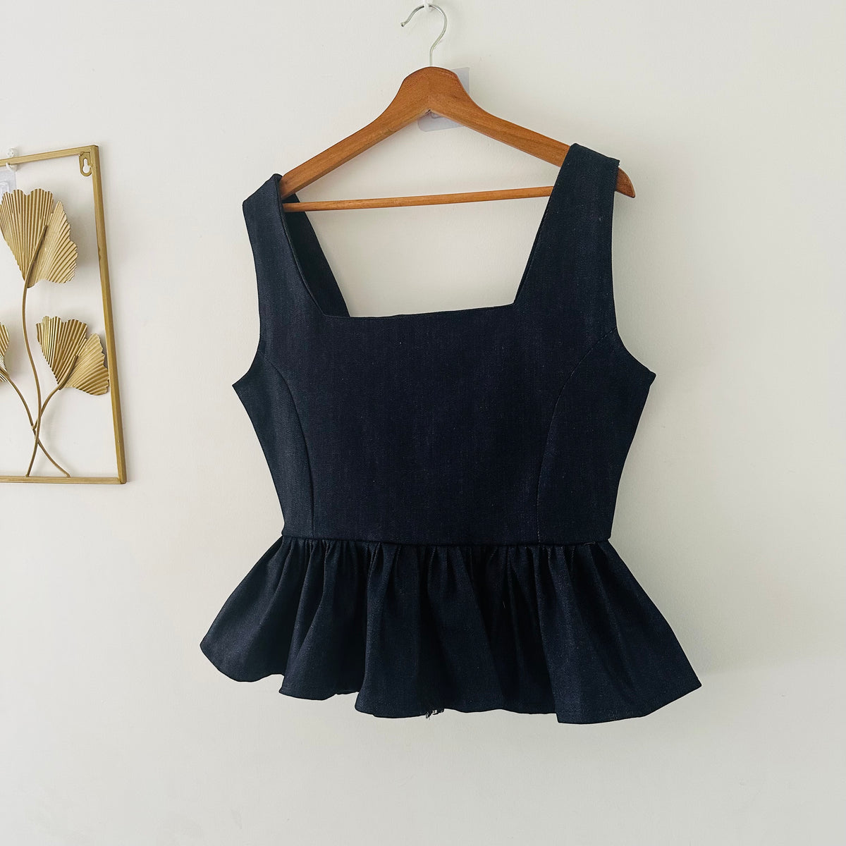 Projet couture débutant / Coudre un top en jean / Kit Couture / XS/8XL