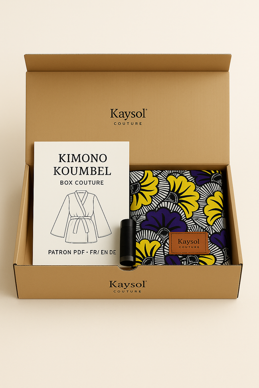 Box créative Couture | Coudre Kimono - Coffret couture complet