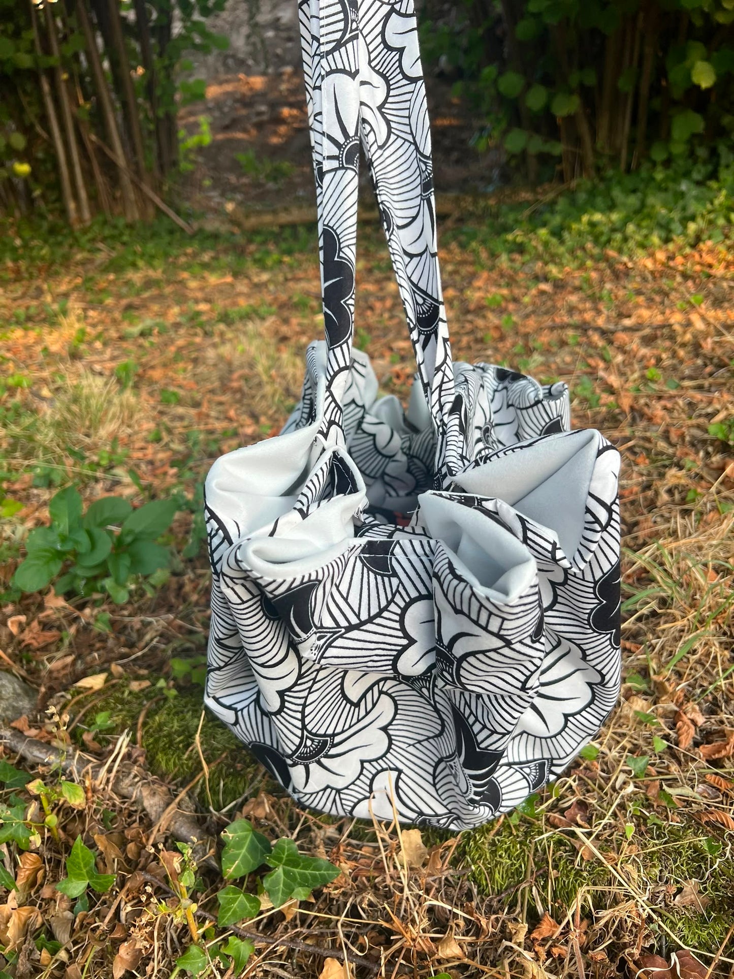Sac réversible 2 en 1 – Sac & tapis de pique-nique en Wax - Sac Fiona