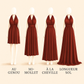 Robe Demoiselle d’honneur en Satin Bordeaux - Infinity