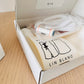 Box couture haut Sia – Patron Taille  34/56 + tissu 100% lin Blanc + mercerie assorti