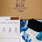 Creative Couture Box: My Infinity tie-wrap dress – Azure Blue Tie & Dye Edition / XS/7XL