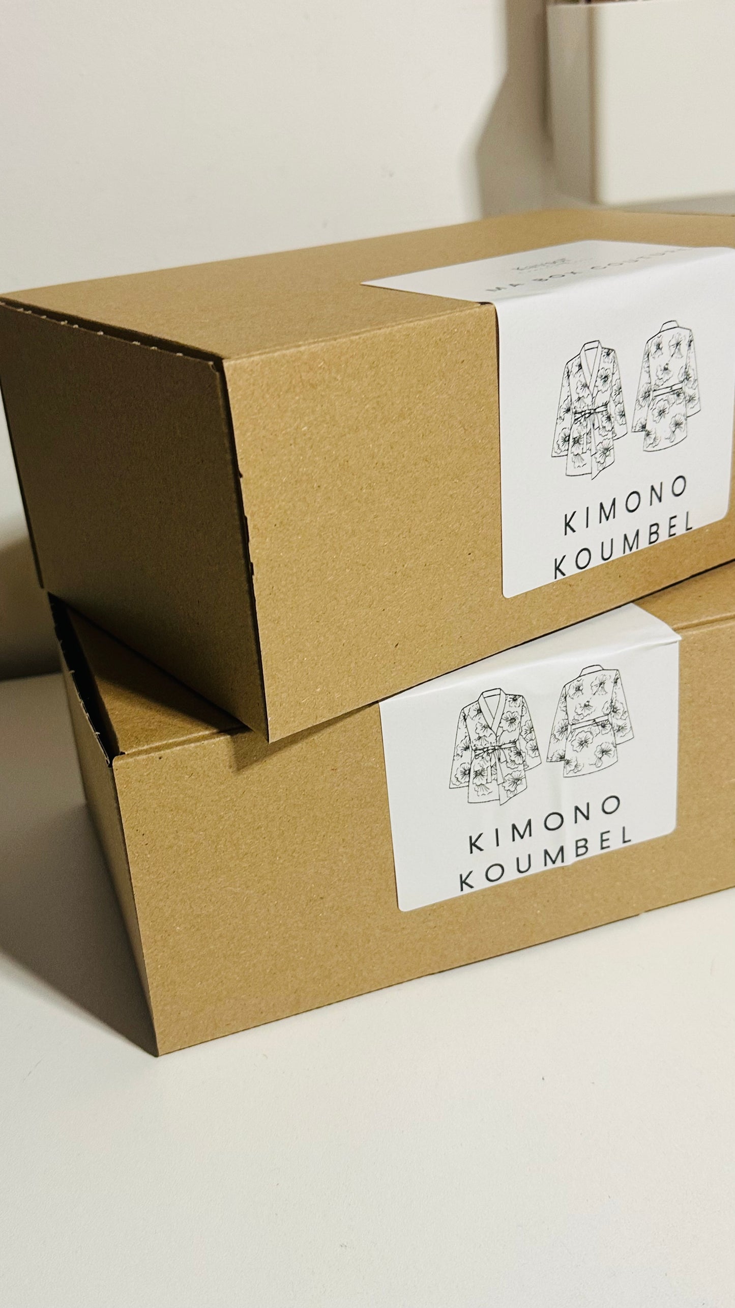 Box créative Couture | Coudre Kimono - Wax Jaune - Coffret couture complet