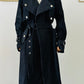 Trench en jean - Zahra – Manteau long femme élégant - Ceinture ajustable