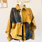 Veste en Jean/Wax oversize  / Mixte / Beige Olive
