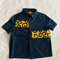 Ensemble enfant garçon Idriss – Wax jaune et noir – Chemise + pantalon – Fait main