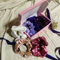 Set of 6 Premium Satin Scrunchies | Girly Shade