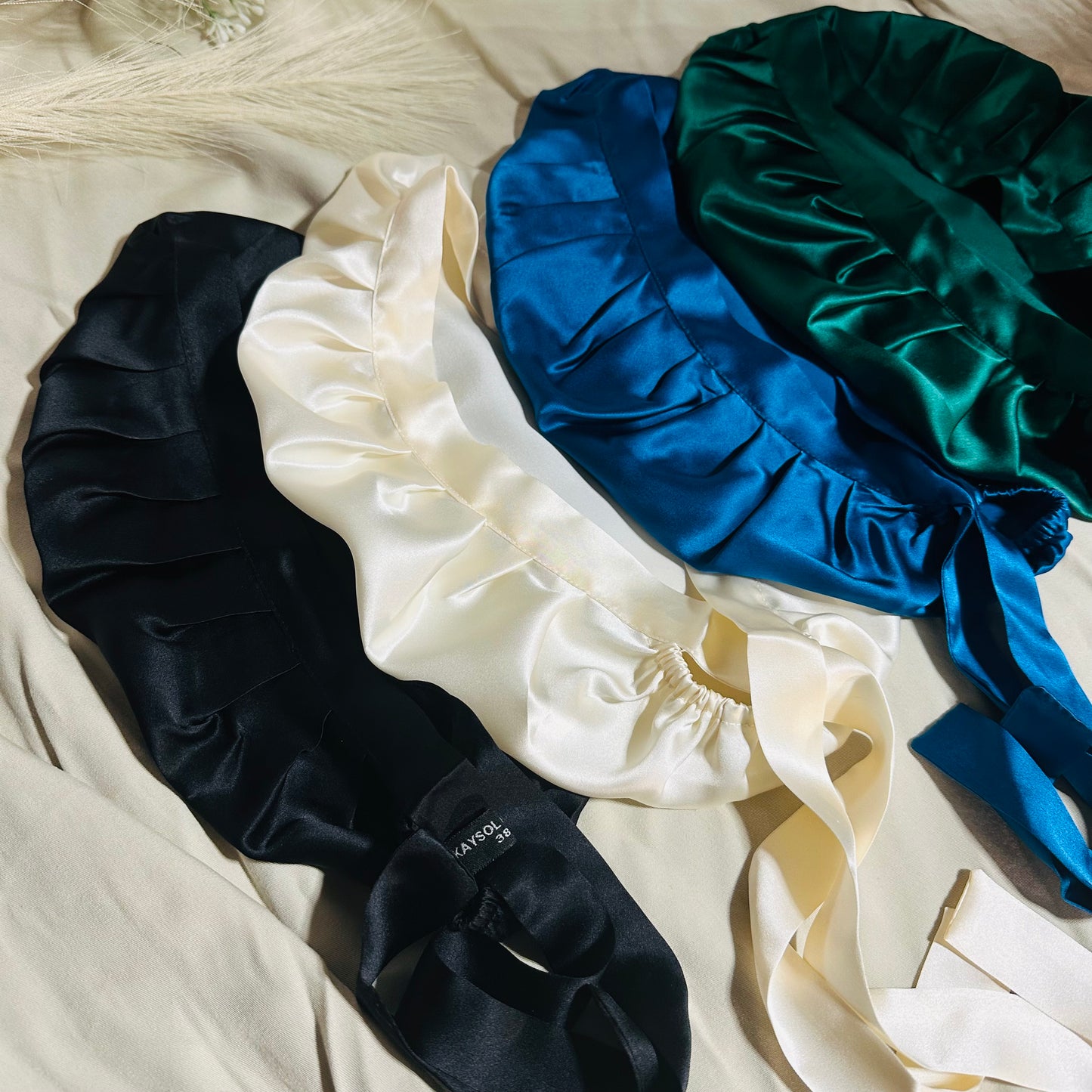 Adjustable Mulberry Silk Bonnet – 100% Natural 19 Momme Silk
