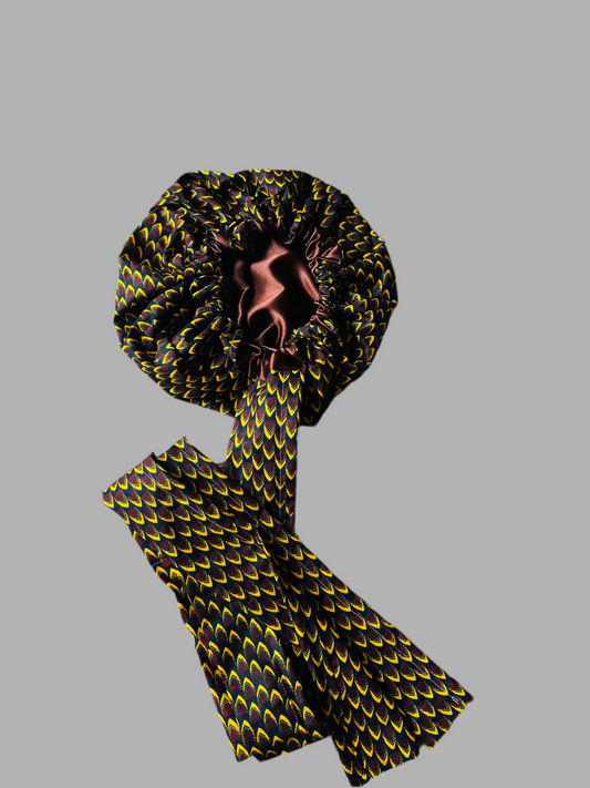 Turban wax - Foulard africain facile à nouer - Kaysol Couture
