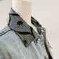 African jacket - denim and Wax jacket - Women