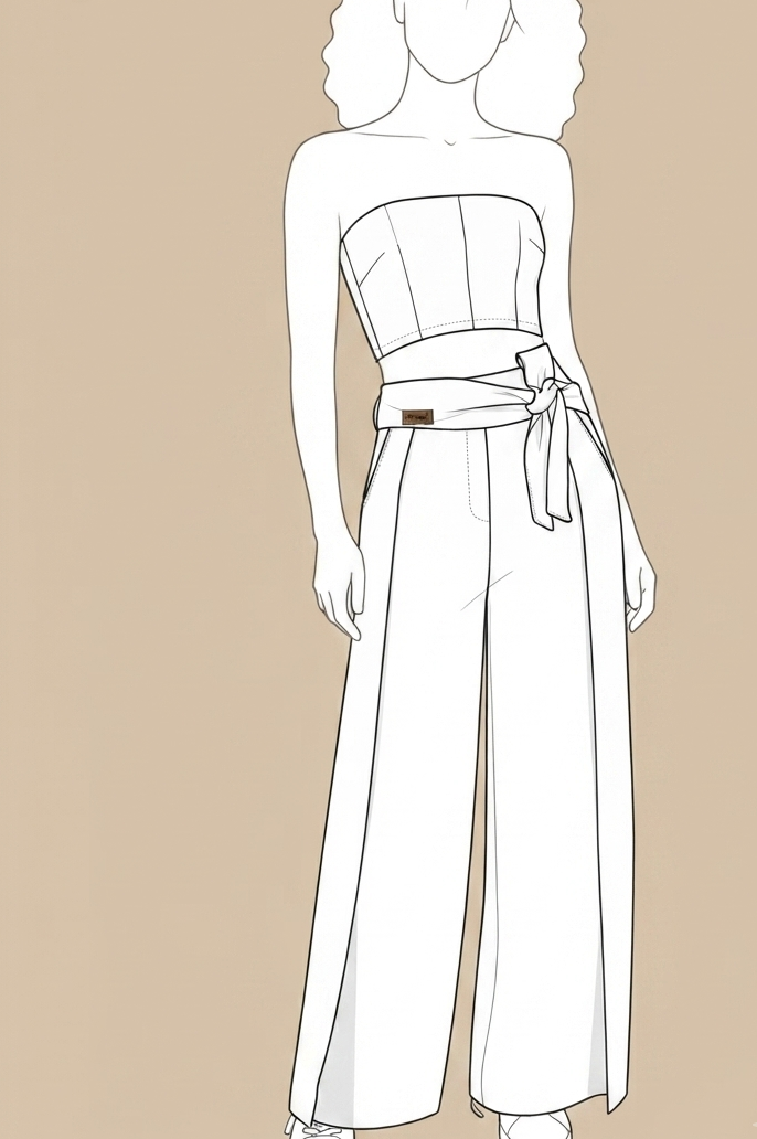 Patron PDF – Pantalon CANSY - Patron pantalon Universel - Facile à coudre