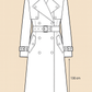 Apprendre à Coudre un Trench + Patron couture Trench Zahra – XS/S au 7XL/8XL