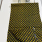 Tissu wax jaune marron / Coupon de 3 / 100 % coton