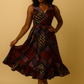 Robe Convertible en wax Rouge -