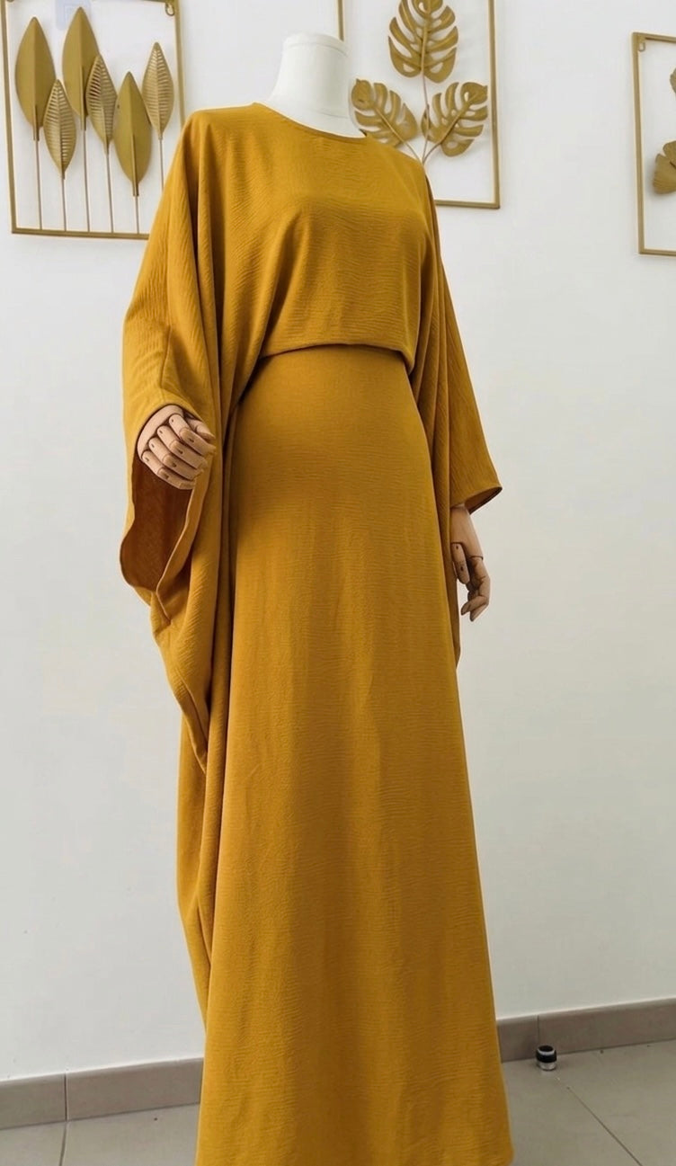 Robe Malia – Robe Longue Fluide Chic & Taille Universelle / Choix de Couleurs