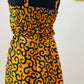 Robe bustier wax jaune - Kaysol Couture