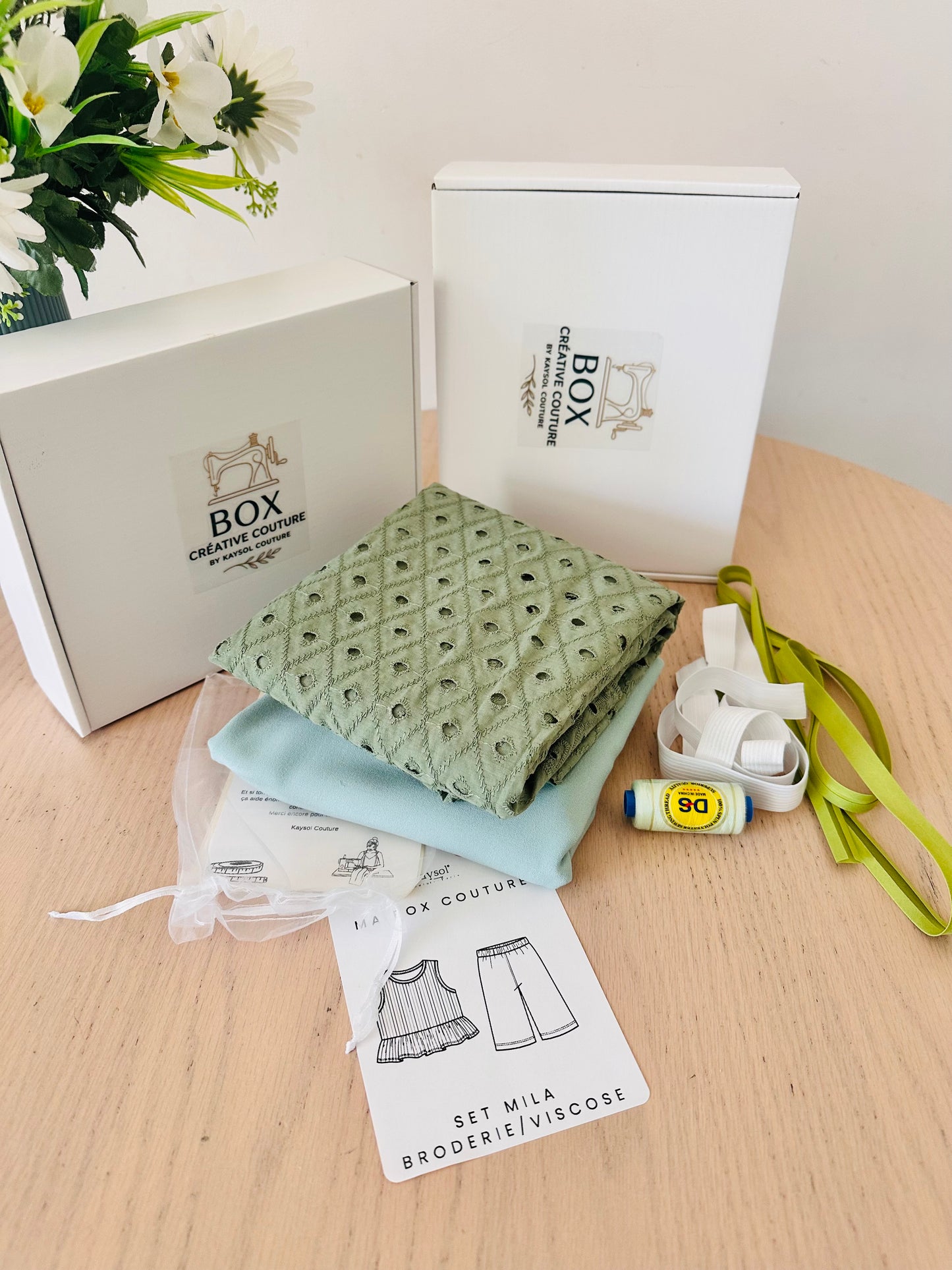Box Couture Créative – Ensemble Enfant MILA - Garde robe enfant à coudre - Patron de 1 à 12 ans