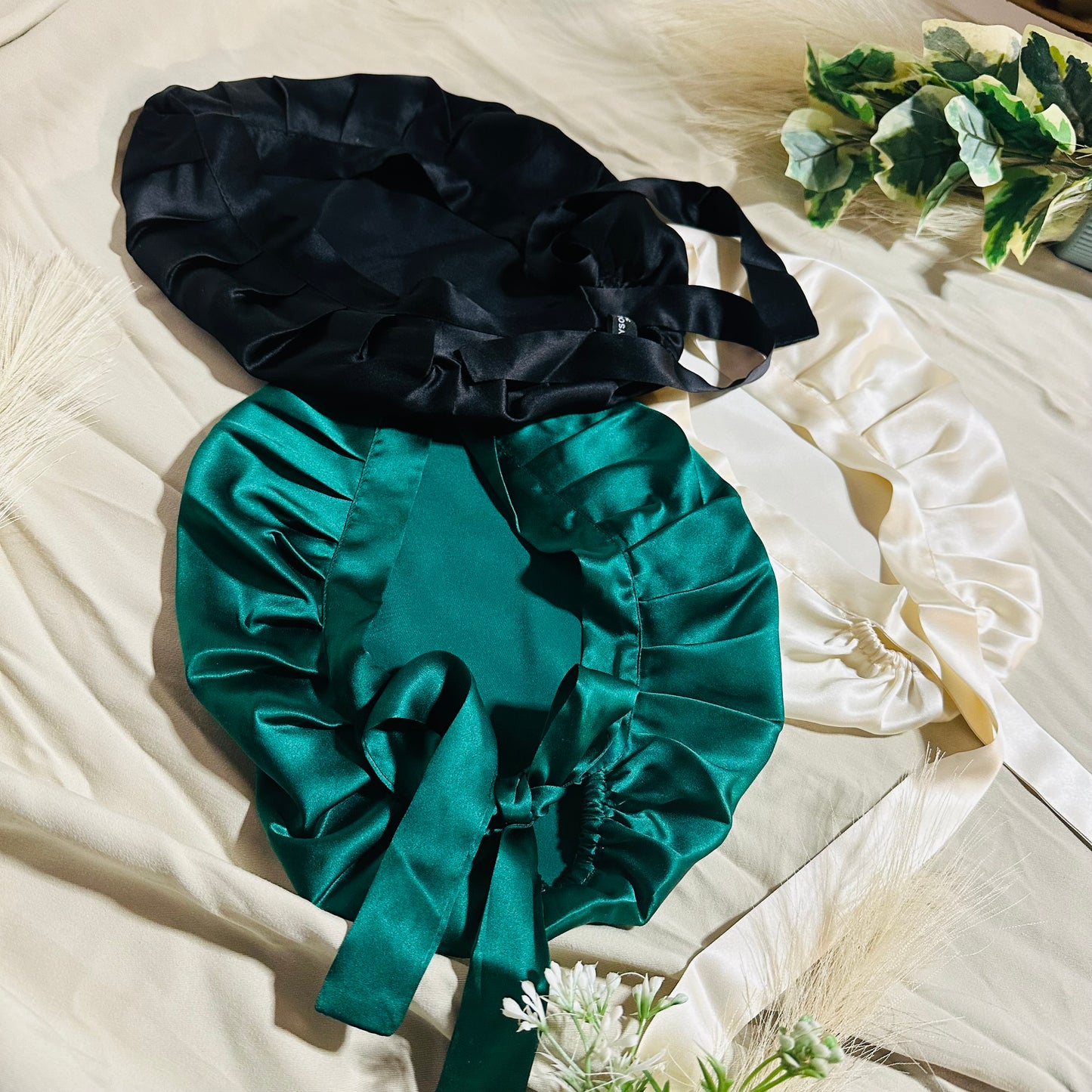 Adjustable Mulberry Silk Bonnet – 100% Natural 19 Momme Silk