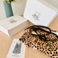Box couture haut Sia – Patron 34/56 + tissu 100% Imprimé Leopard  + Mercerie assorti complet