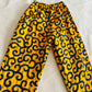 Ensemble enfant garçon Idriss – Wax jaune et noir – Chemise + pantalon – Fait main