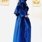 Wax Trench Coat / Iconic Collection / Adjustable waist / Royal Blue