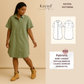 Patron PDF Robe-Chemise -  Oversize - 34 – 56 | Formats A4 & A0 | Trilingue