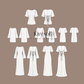 Patron PDF Aïsha – Robe & Blouse Femme / 1 Patron Multi Possibilité / XS/8XL / A4/A0 / Video