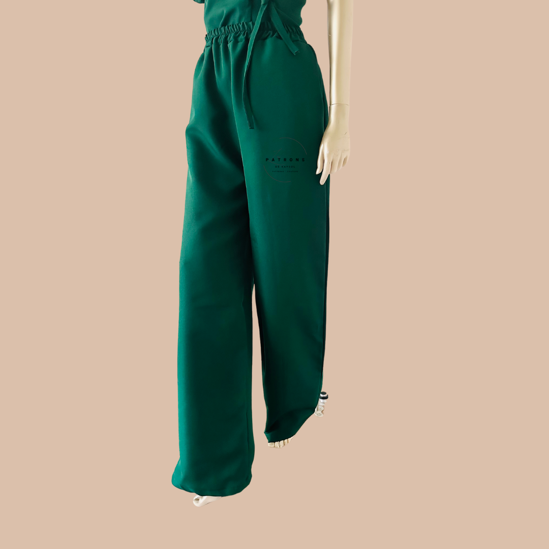 Pantalon palazzo facile a coudre - Patron couture PDF Palazzo