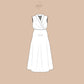 Patron Couture Robe Longue - Robe Kara - Patron couture PDF - Avec Instructions et guide  bonus couture débutant offert.