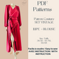 Patron couture vêtement vintage 