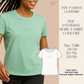 T-shirt femme manches courtes cousu main, coupe droite, tissu jersey – patron PDF facile Kaysol Couture.