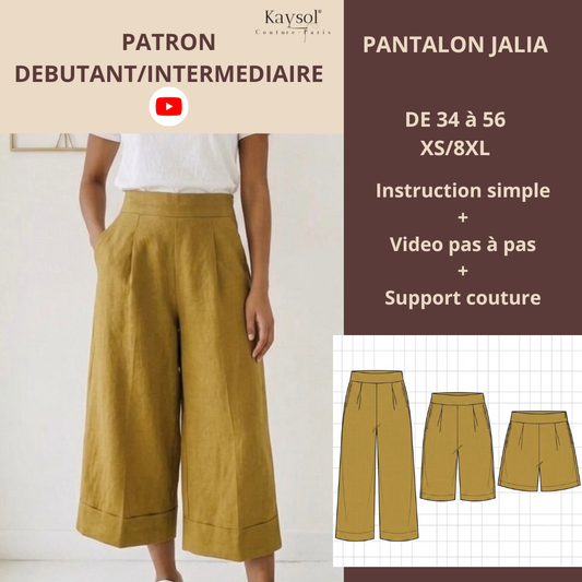 PATRON BERMUDA FEMME 
