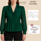 Apprends à coudre la Blouse/Veste Alva – Patron PDF et vidéo Kaysol Couture